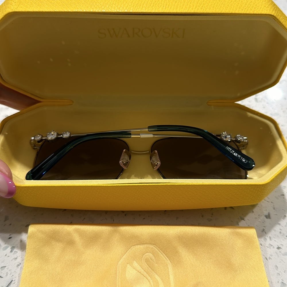 Authentic Swarovski Sunglasses - image 4